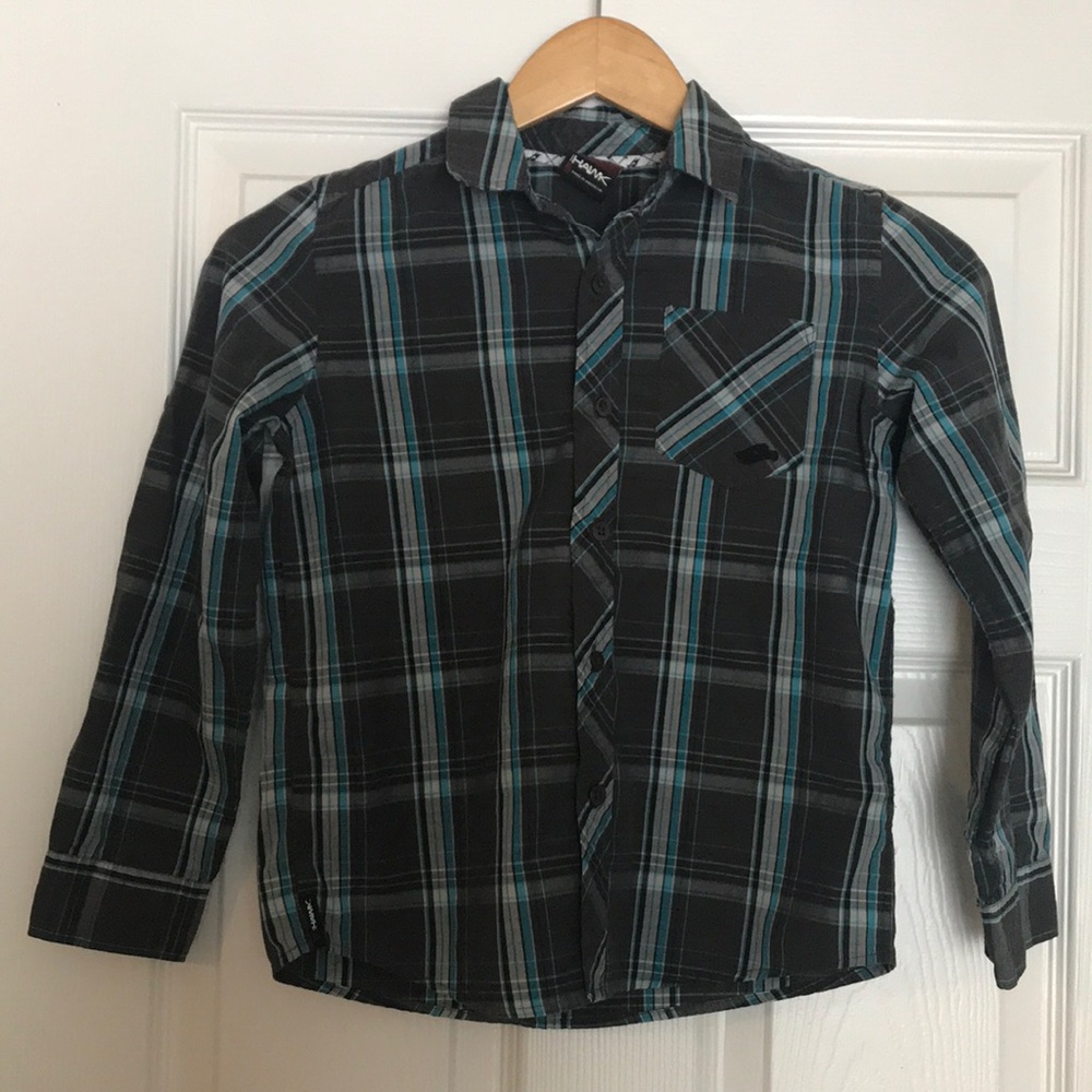 Boys Tony Hawk Button Down Shirt